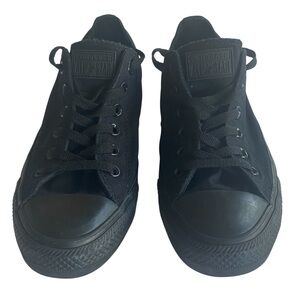 Converse Chuck Taylor All Star Black Monochrome Low Top Men’s 7